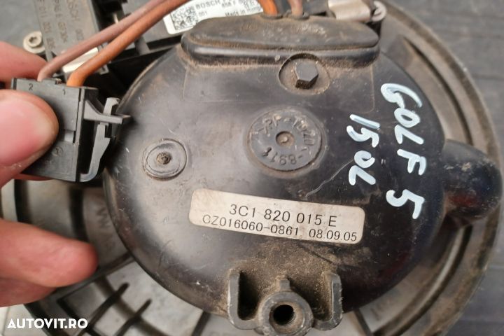Ventilator aeroterma 3C1820015E 3C1820015E Volkswagen VW Golf 5 [2003 - 5