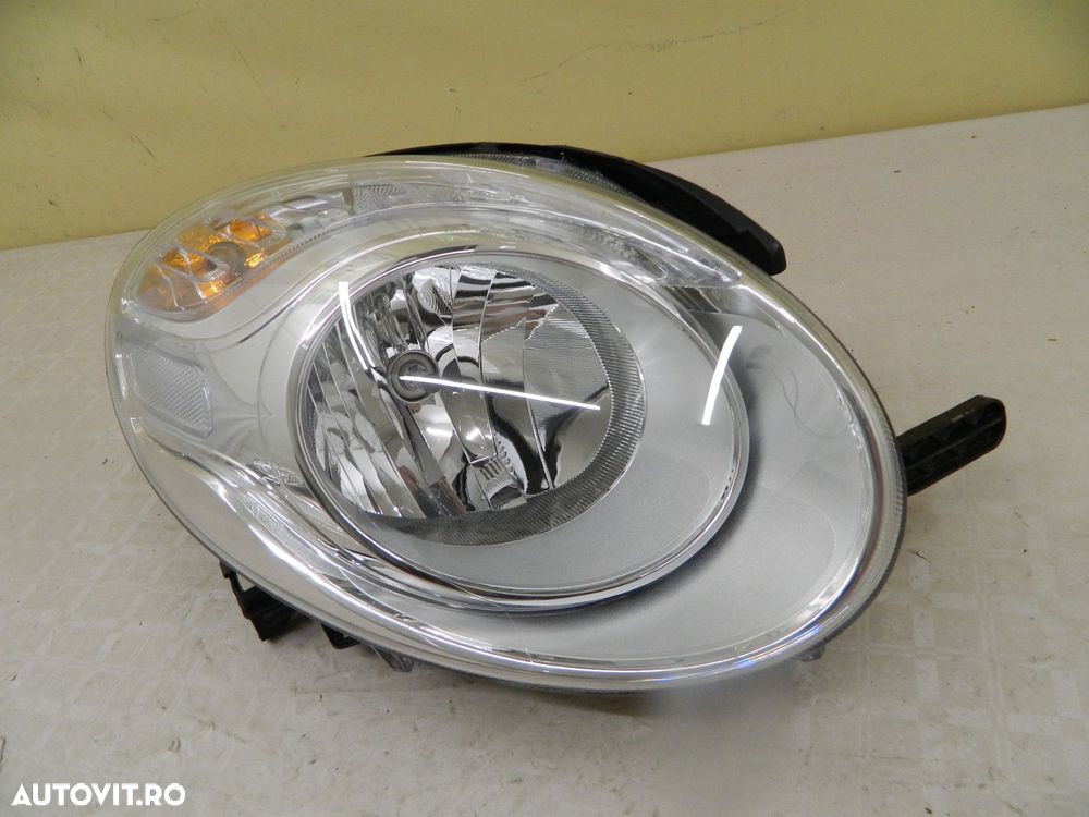 Far dreapta Fiat 500L Halogen, 2013, 2014, 2015, 2016, 2017, 2018. - 4