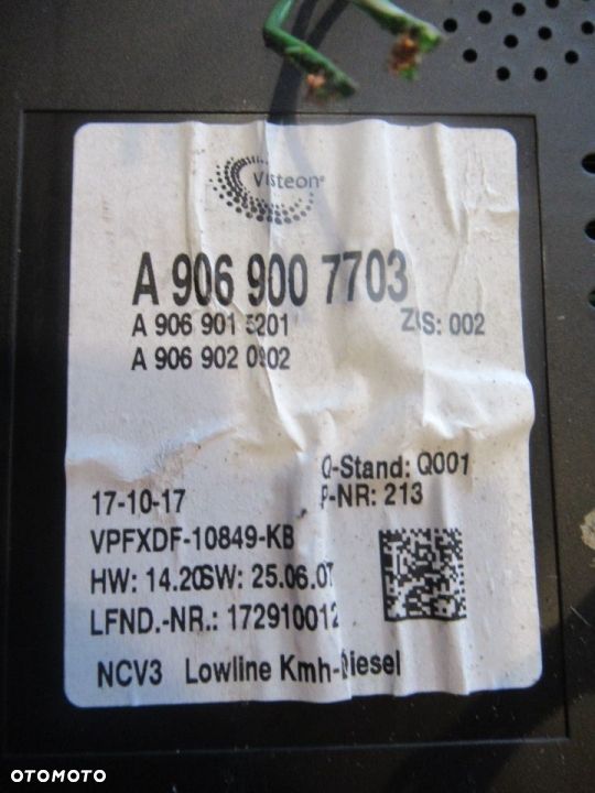 LICZNIK MERCEDES SPRINTER W906 A9064464221 A9064468421 A9069000304 A9069010301 A9069004502 A9064464421 A9064468821 9069002700 9069002700 - 3