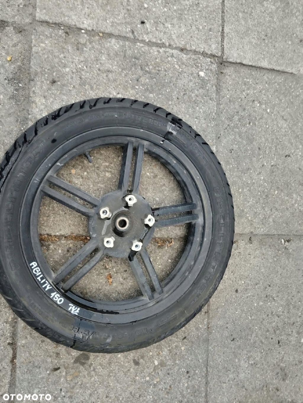 KYMCO AGILITY 150 16 FELGA KOLO OPONA TYL 120/80/16 - 1