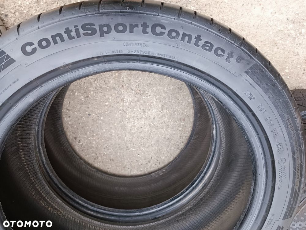 245/45R19 98W 102Y XL Opony Letnie Lato Continental ContiSportContact 5 MO-V 4,5-5mm  Legnica ALU-RAD 245/45 - 4