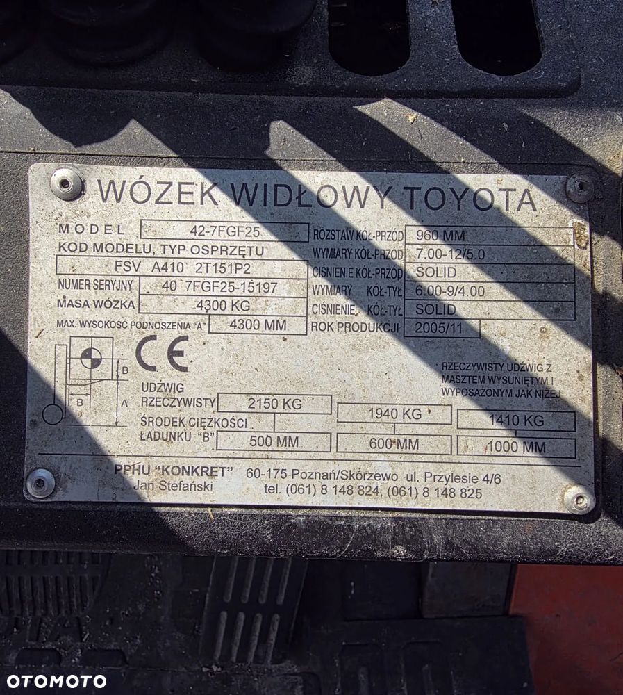 Toyota Toyota 42-7FGF25 - 3