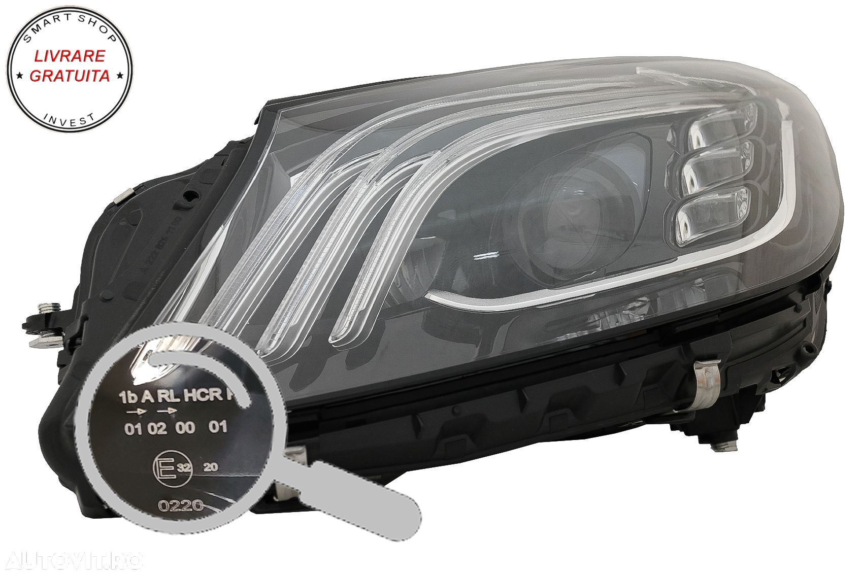 Faruri Full LED Mercedes S-Class W222 Maybach X222 (2013-2017) Facelift Design- livrare gratuita - 4