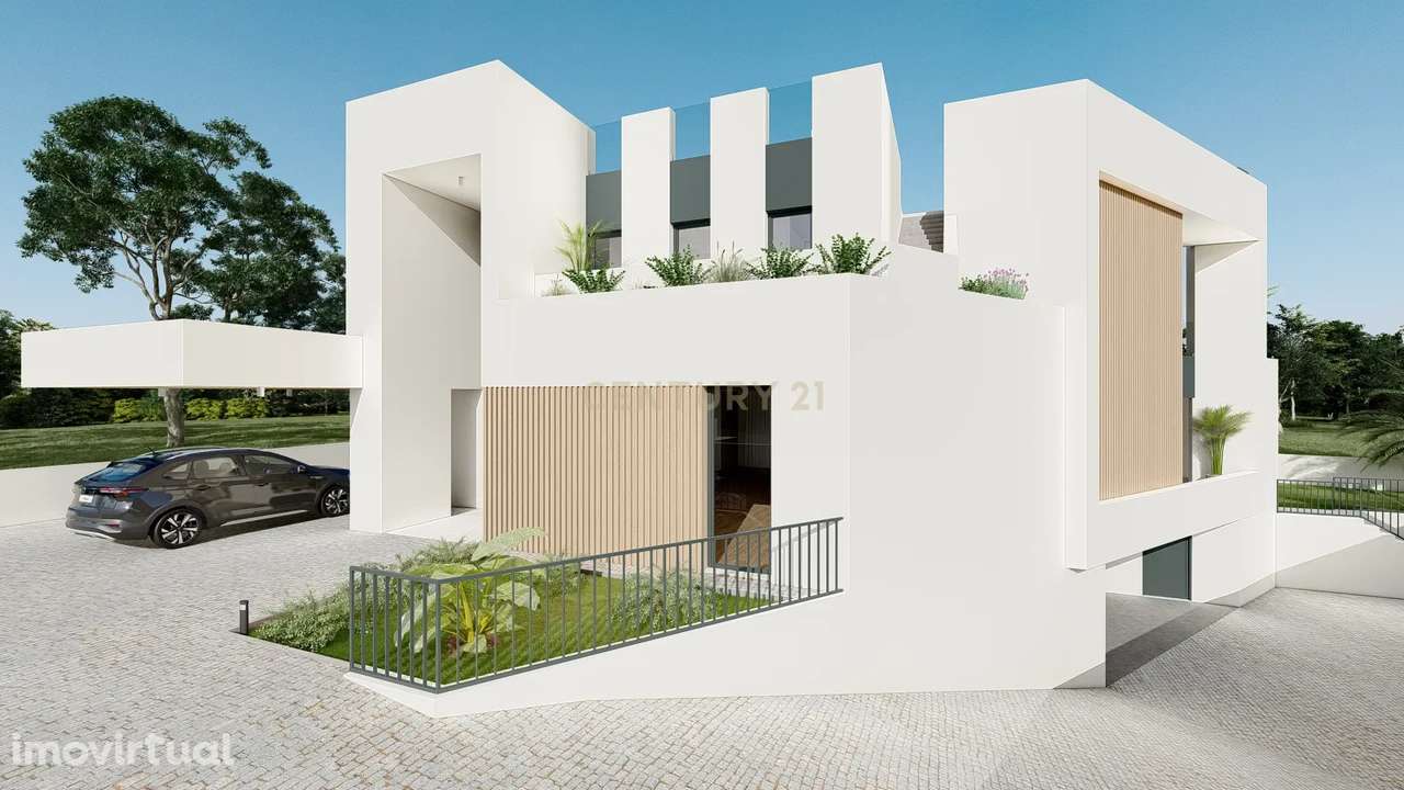 Lote urbano com projeto para moradia contemporânea com piscina - Grande imagem: 5/11