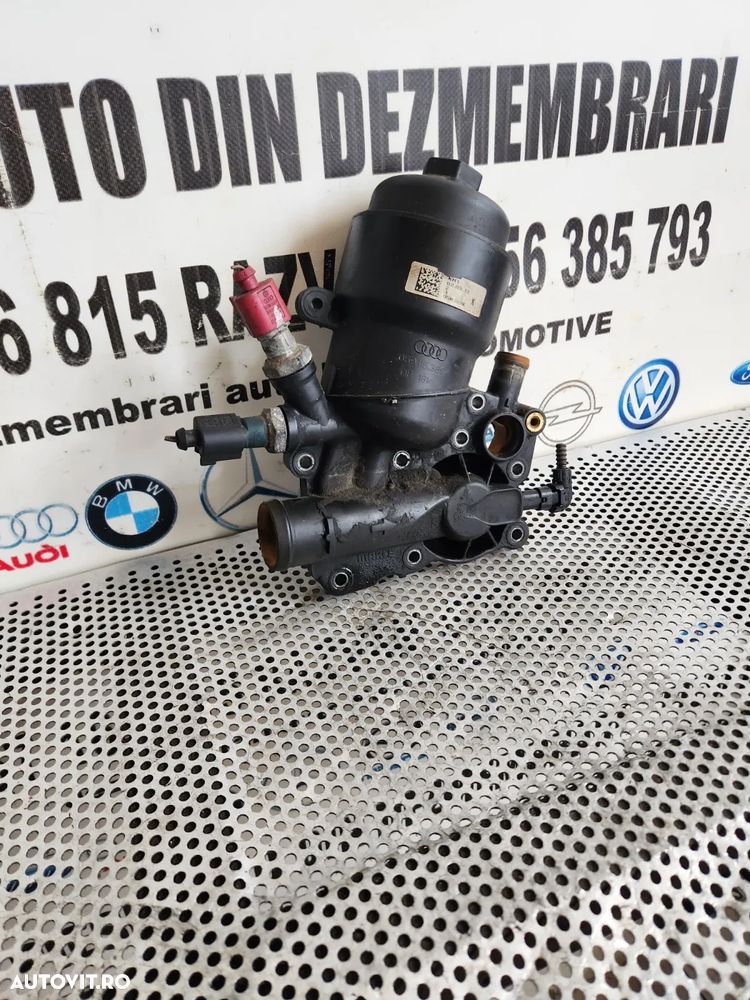 Suport Filtru Ulei Audi A6 4G C7 A8 D4 A7 Q7 Q5 Cayenne Touareg 3.0 Tdi An 2012-2013-2014-2015-2016 - 3