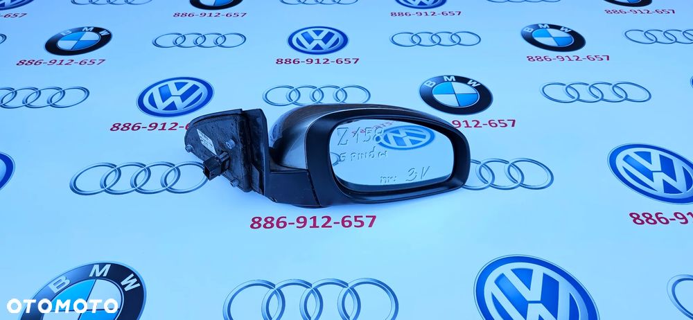 Opel Vectra C Kompletne lusterko pasażera Lusterko prawe KOLOR Z158 Europa 5 PIN