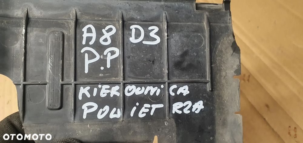 Kierownica powietrza prawa Audi A8 D3 Lift 4E0121284K - 9