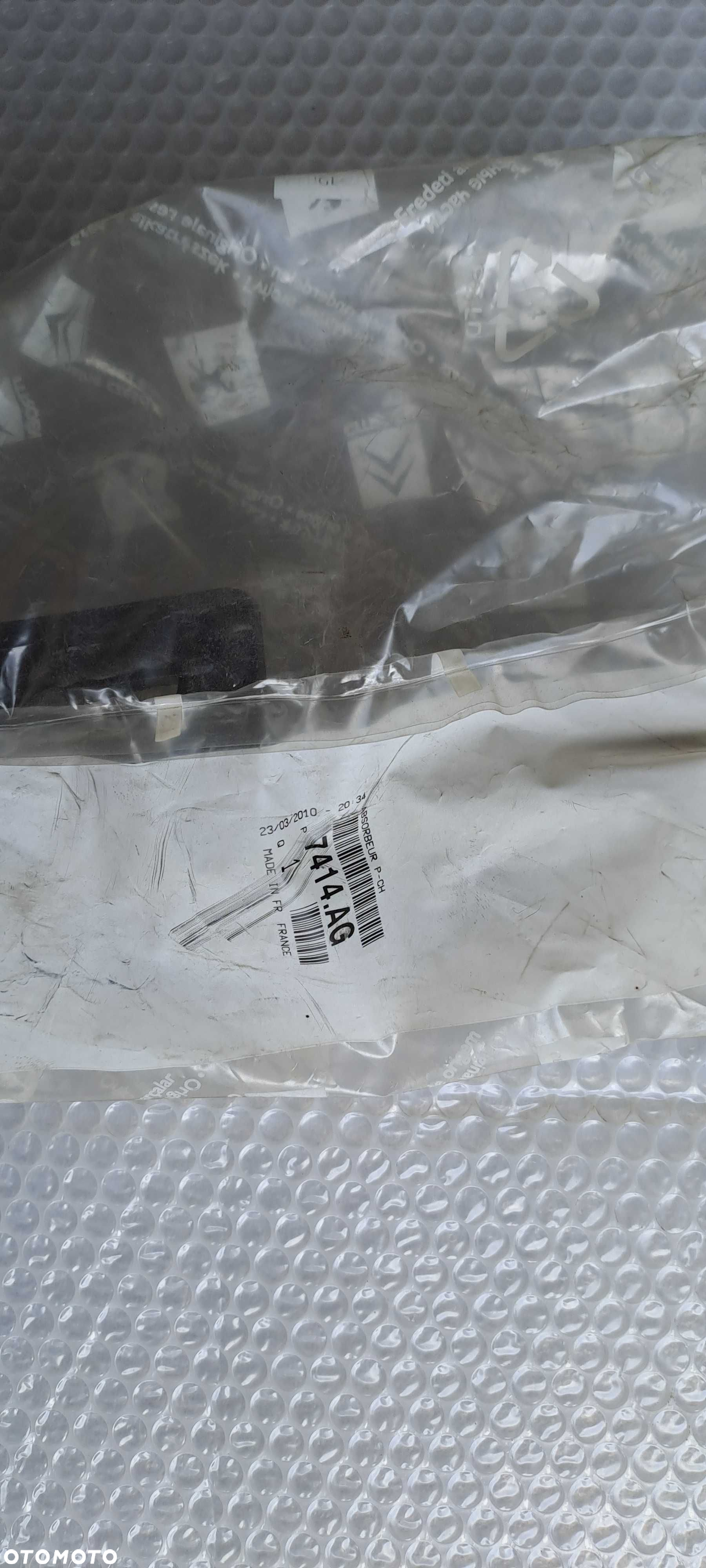 Absorber pianka zderzak przod 807 C8 Ulysse NOWA ORG PSA OE 7414AG - 2
