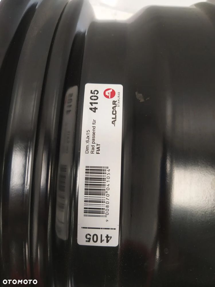 FIAT DOBLO 6X15 FELGI STALOWE R15 5X98 ET38 ORYGINAŁ NOWE - 18