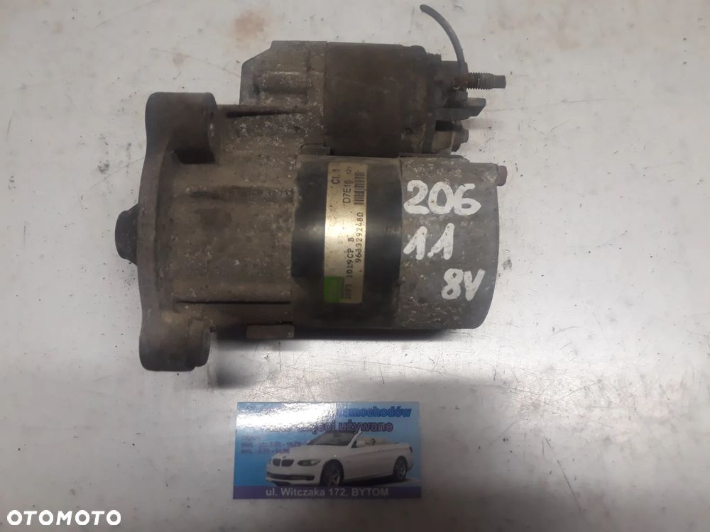 ROZRUSZNIK PEUGEOT 206  1,1 8V  2002r  VALEO  9633292480 - 1
