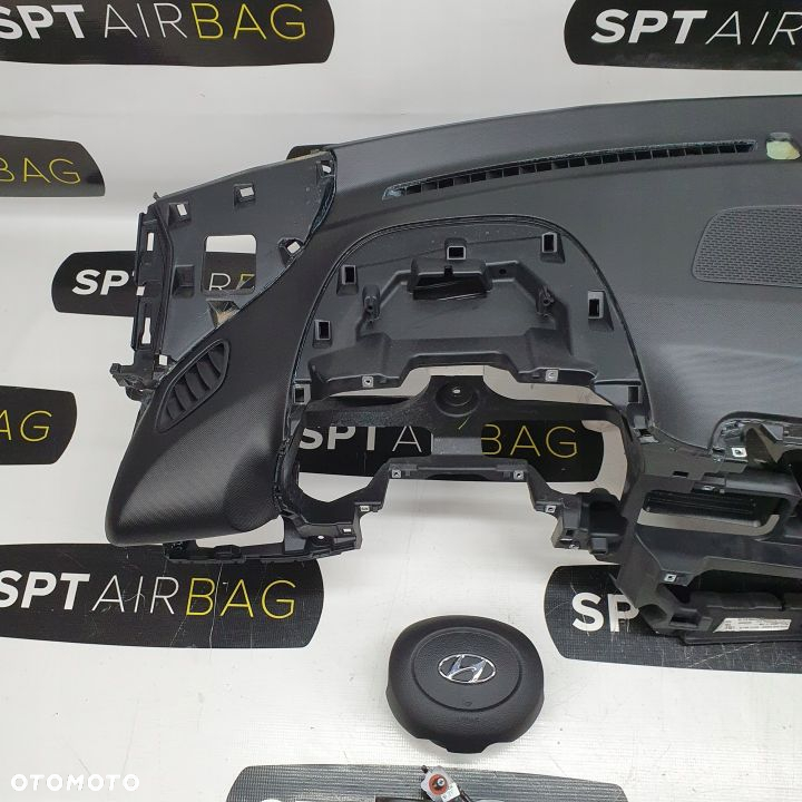 HYUNDAI i20 III DESKA ROZDZIELCZA KONSOLA KOKPIT PULPIT PODUSZKI AIRBAG AIR BAG PASY KIT SET - 2