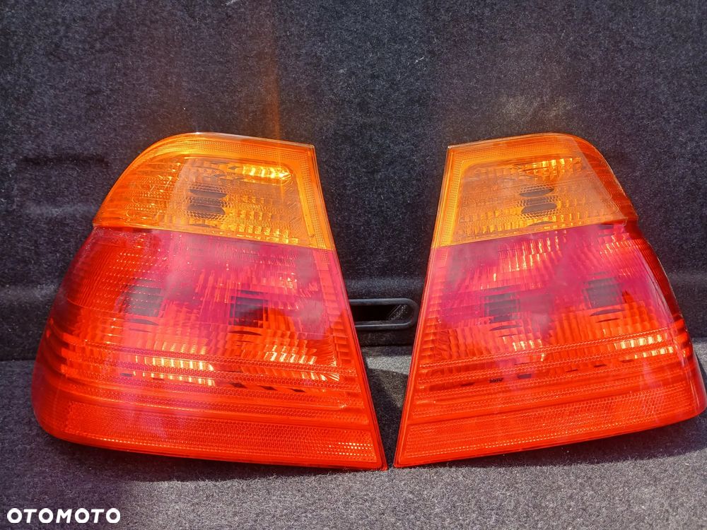 BMW E46 sedan lampa tylna lewa, prawa- brak wkładów - 1