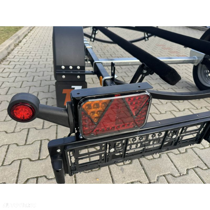 Autocar Remorca transport scuter nefranata cu o singura axa P750-skuter Lux - 6