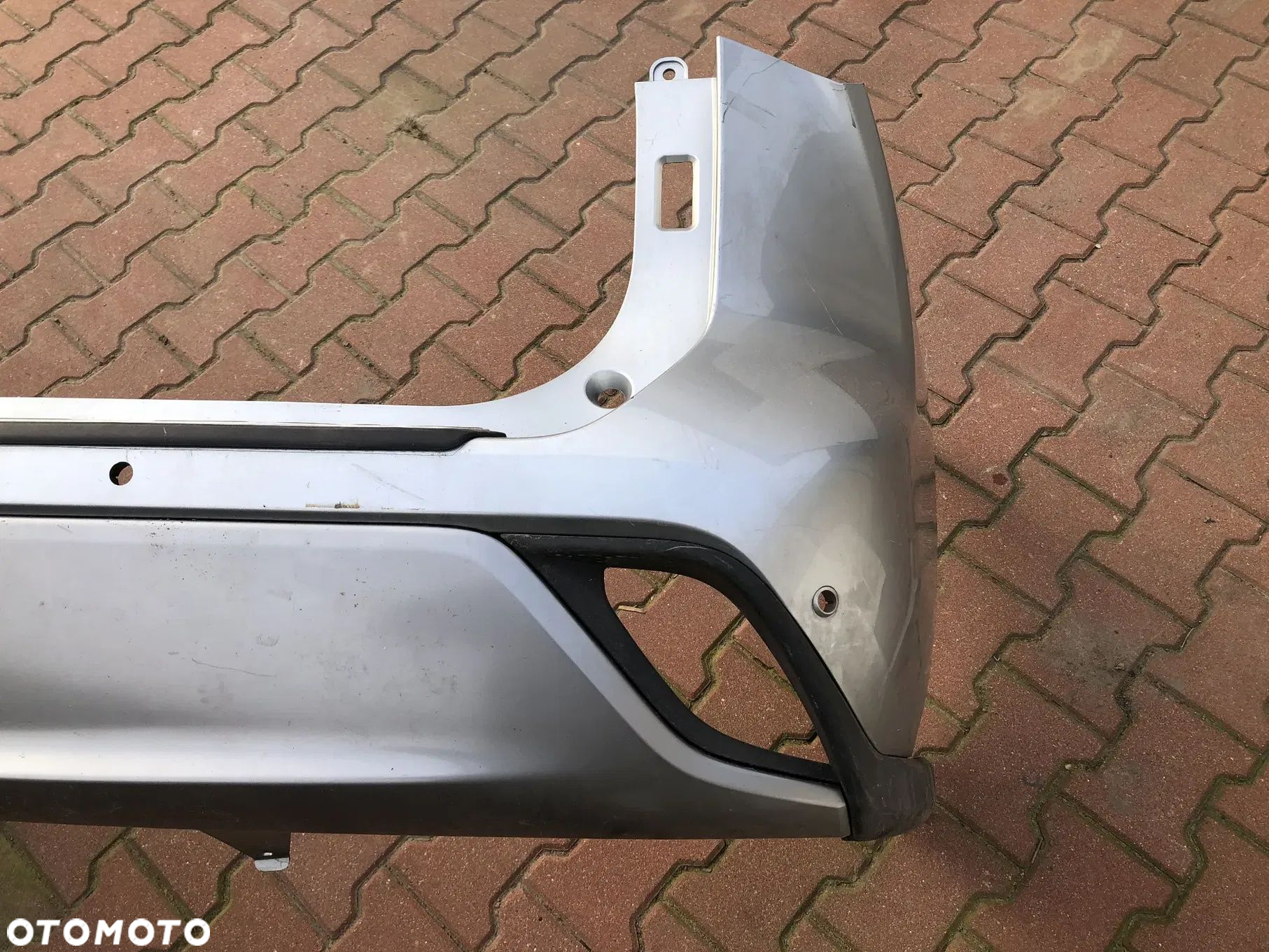 TOYOTA HIGHLANDER 2019- ZDERZAK TYLNY TYŁ CHROM DOKŁADKA SPOILER HOKEJ SENSOR MO - 5