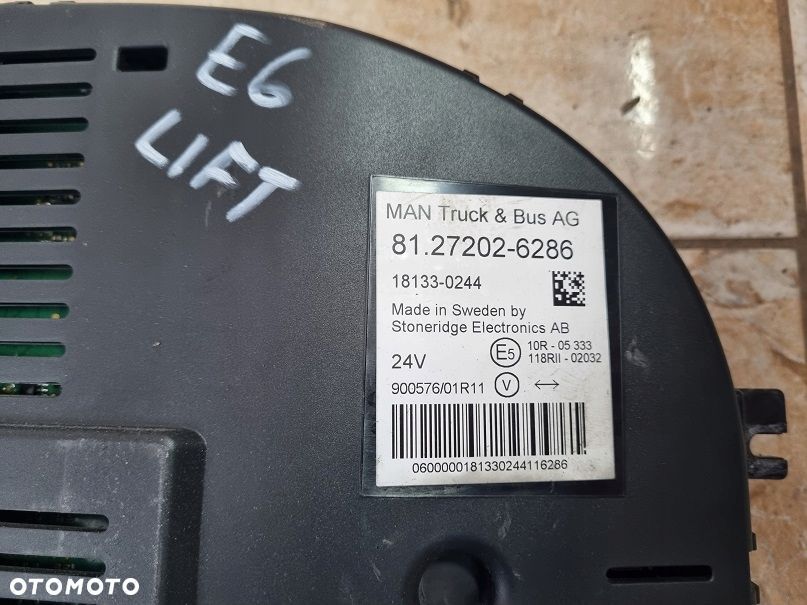 LICZNIK ZEGARY TABLICA MAN TGX TGS TGL TGM EURO 6 81272026286 - 2