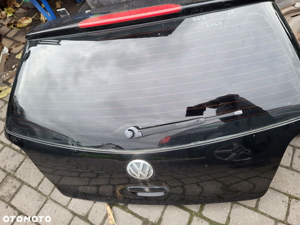 Tylna klapa bagażnika vw polo 9n3 3d lakier l041 kompletna