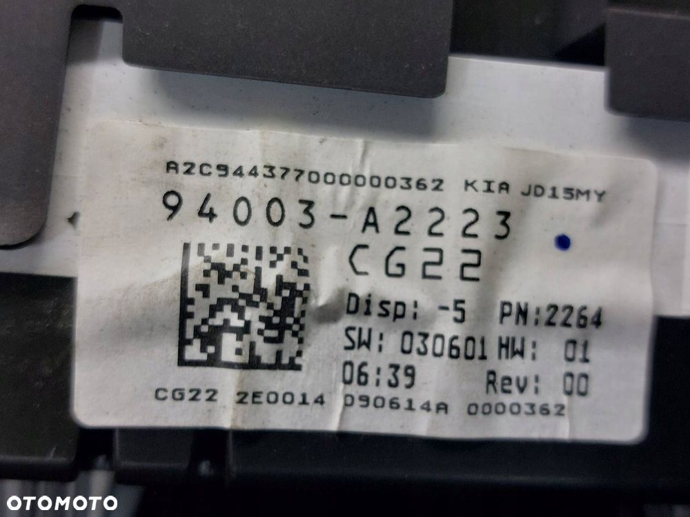 ZESTAW STARTOWY STEROWNIK KIA CEED II 1.6 CRDI 39111-2A977 0281031499 - 5