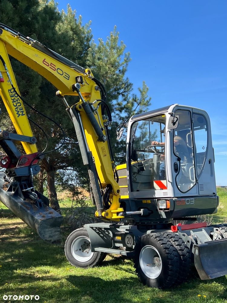 Wacker Neuson Mini KOPARKA KOŁOWA WACKER NEUSON 6503 WD 5,8t Długie ramie 3xłamane Dodatkowa hydraulika SZYBKA SKRĘTNA 2x łyżki Wiertnica skarpowa hydrauliczna Yanmar 2009r 3060mth - 35