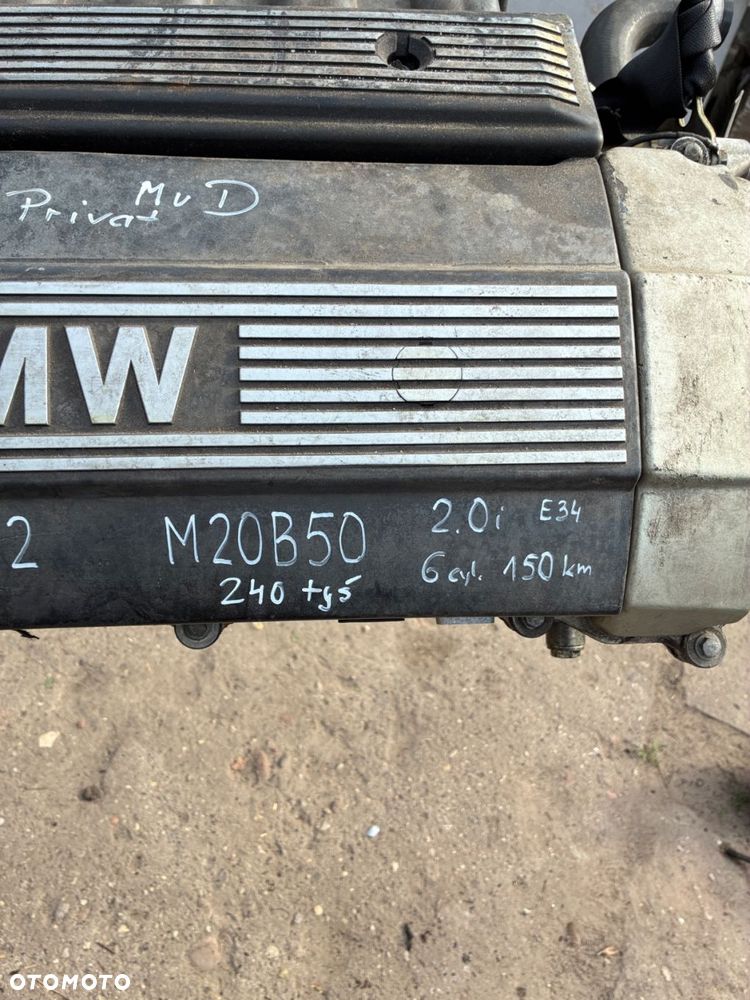 BMW E34 2.0B M20B50 206S2  SILNIK PRZEBIEG 240tyś - 2