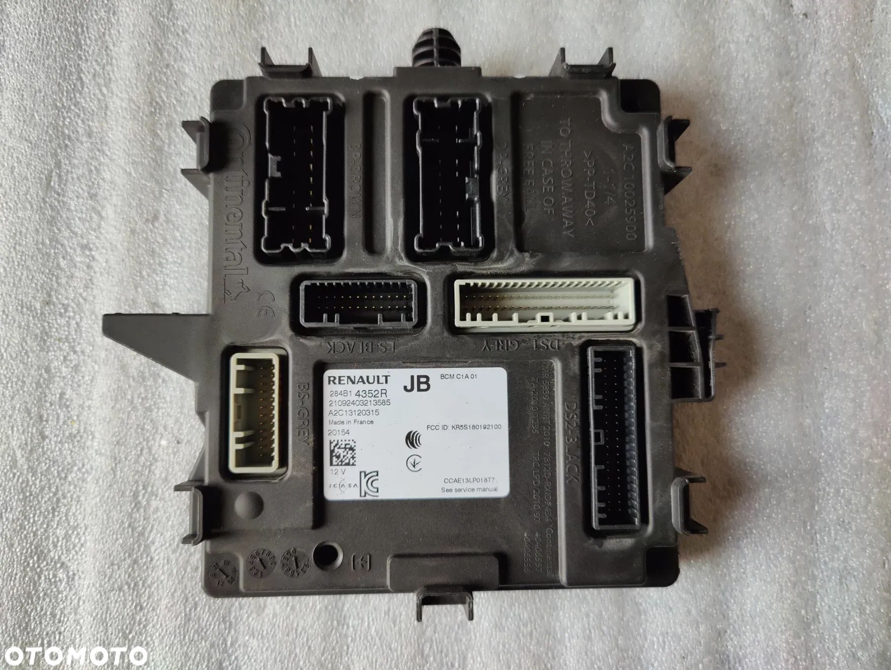 RENAULT ZOE II STEROWNIK MODUŁ BCM 284B14352R - 1