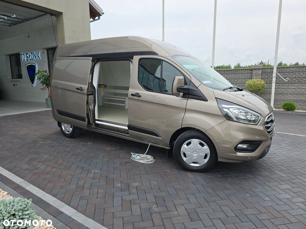 Ford TRANSIT CUSTOM CHŁODNIA +FUNKCJA GRZANIA + PODŁONCZENIE NA POSTOJU 230V  MODEL L2H2 340L-170 AUTOMAT 48 Tyś km SERWIS ASO FORD DO OSTATNIEGO Km SALON POLSKA BOGATA OPCJA WYPOSAŻENIA AUTOMAT KAMERA COFANIA + CZUJNIKI COFANIA LEDY METALIK ASYSTENTY KIEROWCY - 2