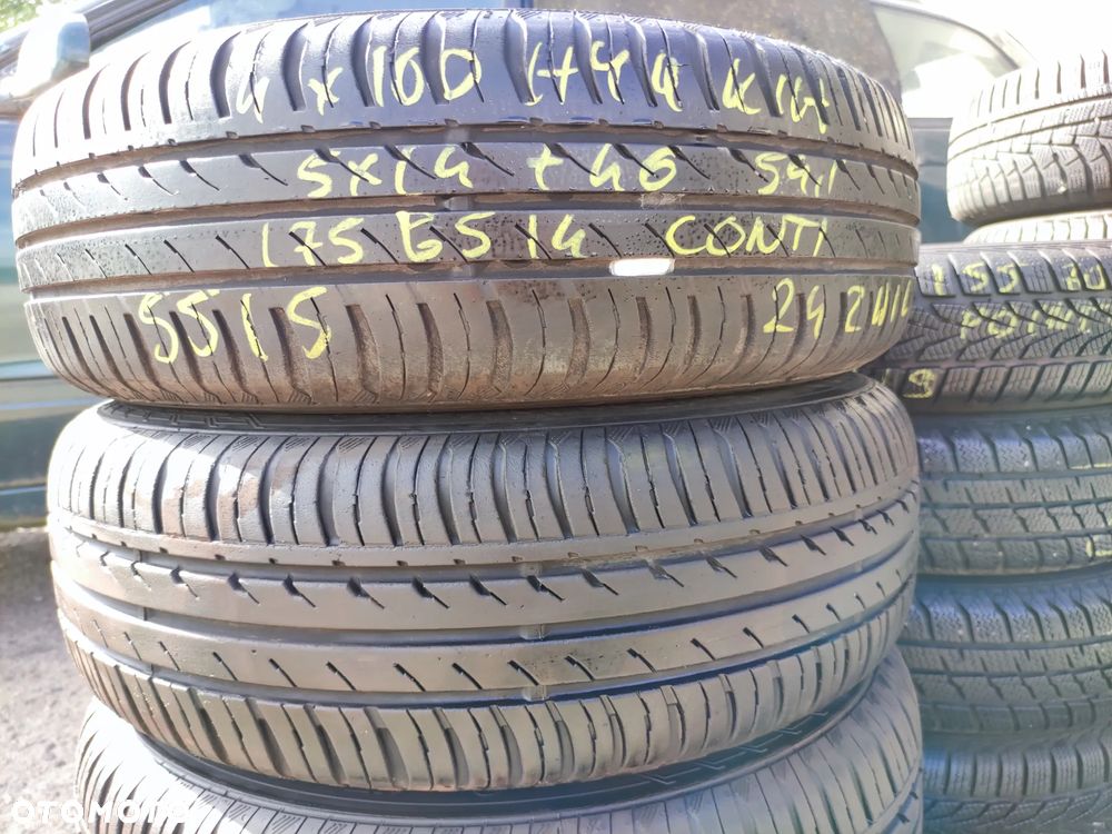 175/65R14 Opony Letnie Lato CONTINENTAL ContiEcoContact 3 5,5-6mm Legnica ALU-RAD jak 165/70 - 2