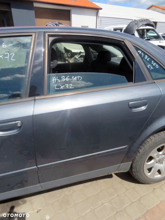 DRZWI TYLNE LEWE A4 B6 SEDAN LX7Z  SZARY AUDI 2000-2006 - 1
