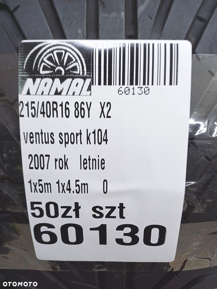 2x 215/40R16 ventus  opony letnie 60130 - 8