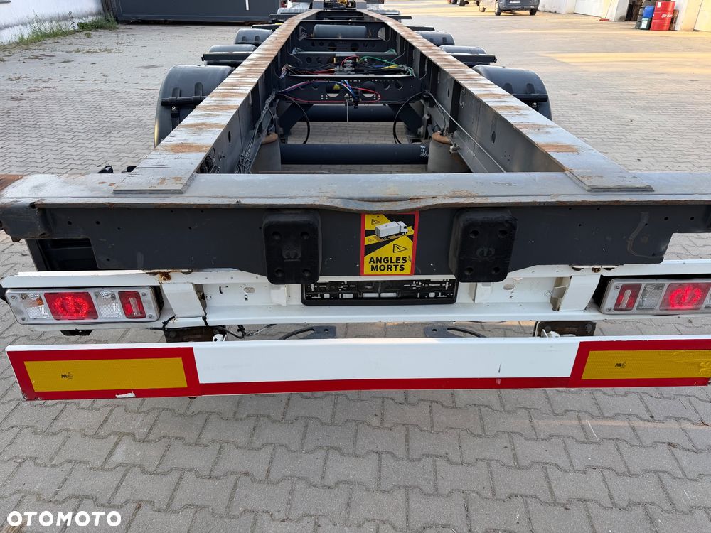 Krone SD 40"-45" / 4100 kg / lekka / sprowadzona / oś podnoszona / Podkontenerowa / pod kontenerowa - 3