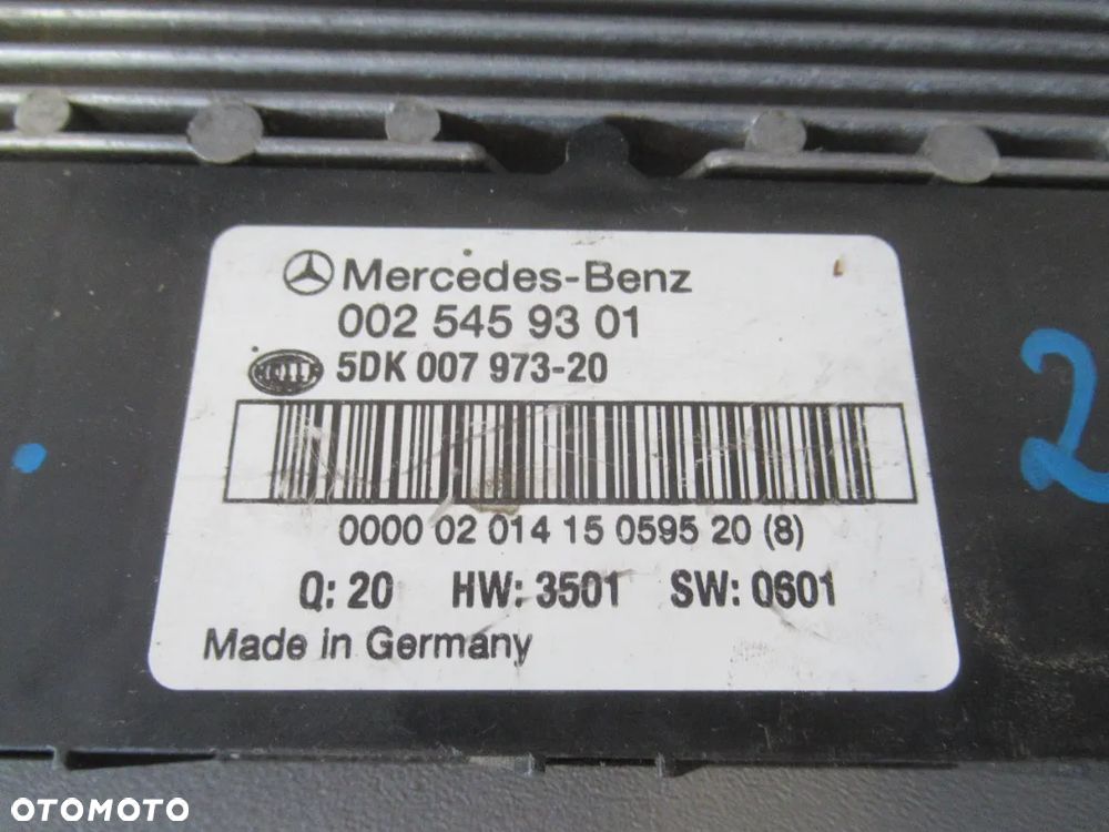 SKRZYNKA MODUŁ STEROWNIK SAM MERCEDES C-KLASA W203 0025459301 - 4
