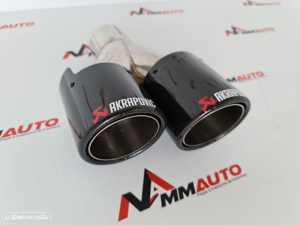 Ponteira Akrapovic Dupla S/ Recorte - 2