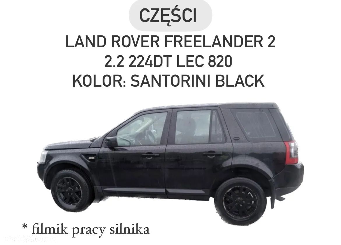 Land Rover Freelander 2 2.2 224DT 2009 LEC 820 santorini black  Głowica lusterko most dyfer - 1