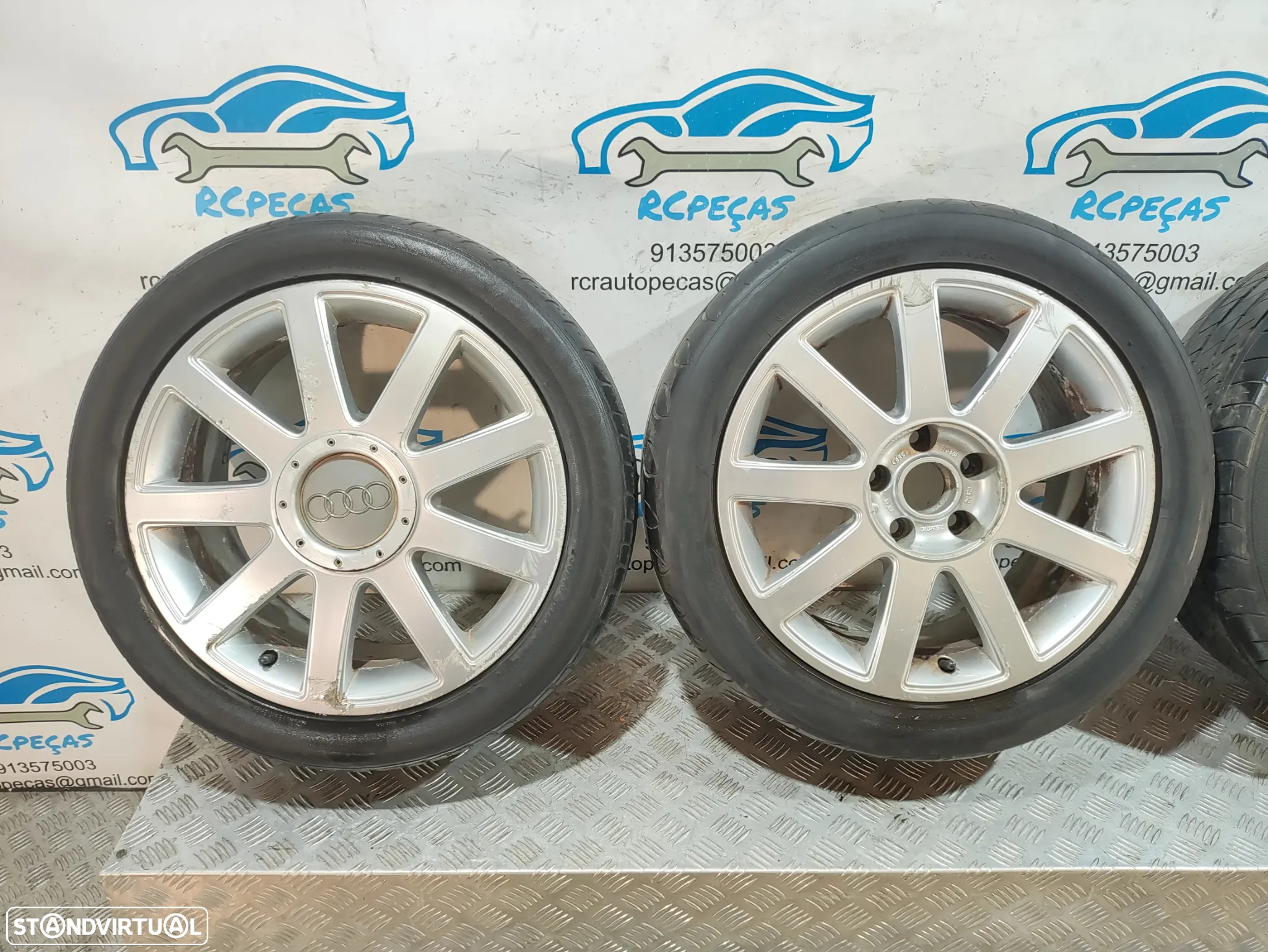 - Conjunto Jantes 17 Ronal Originais Audi A4 B6 7,5J ET 43 5x112 - 4