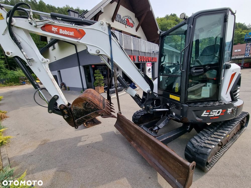 Bobcat E50Z Koparka 5 ton Jak Nowa 2022rok z norwegii 1300mtg Klimatyzacja. uwaga (mały defekt) błąd komunikacji. Silnik perfekt okazyjna cena - 4