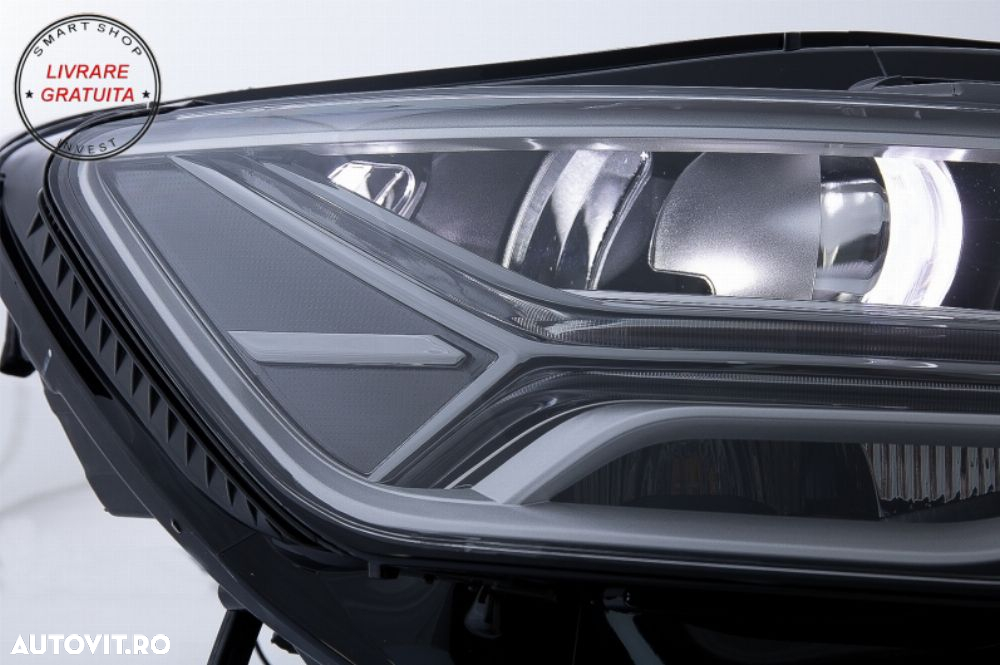 Bara Fata cu Faruri Full LED Semnalizare Dinamica Secventiala Audi A6 4G (2011-201- livrare gratuita - 15