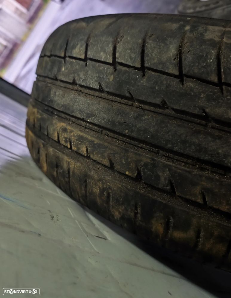 JOGO DE JANTES ORIGINAIS RENAULT MEGANE III / SCENIC III 7JX17 COM PNEUS 205/50R17 403000066R - 8