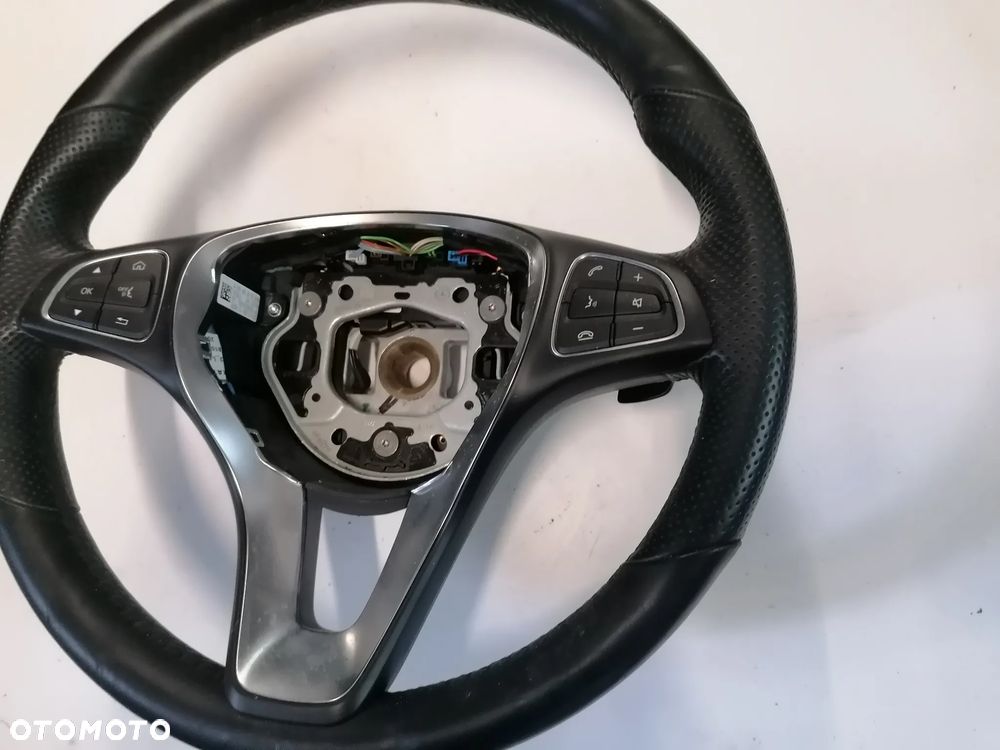 MERCEDES W205 15r KIEROWNICA MULTIFUNKCJA SKÓRZANA ŁOPATKI - 4