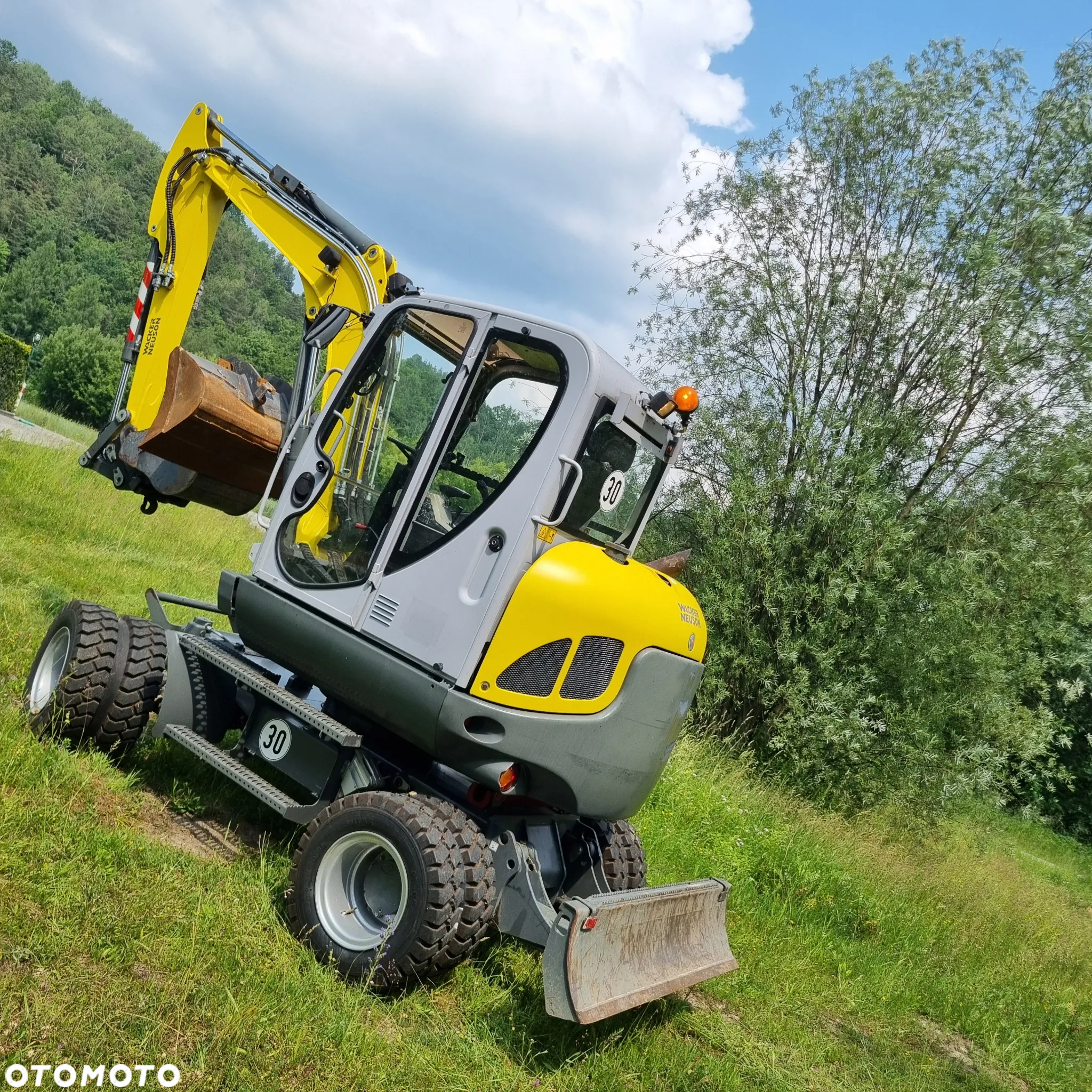 Wacker Neuson 6503-2 wersja7 Koparka kołowa 6,5t Nowe opony tylko 640h jak z Salonu 2015r import Norwegi! - 2
