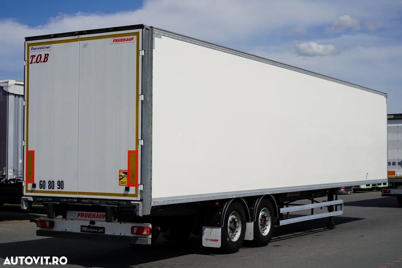 Fruehauf CONTAINER / KOFFER / 2 AXE / SAF / 2021 / PODEA FOARTE REZISTENTĂ: ȘINĂ - 6