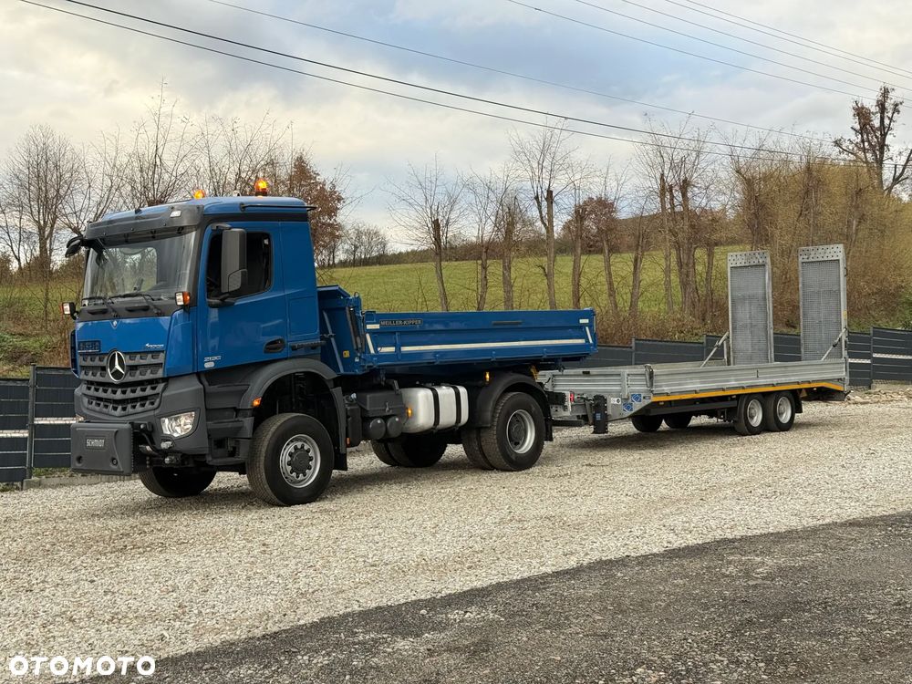 Mercedes-Benz * Arocs * 4X4 * JAK NOWY * Wywrotka Kiper Meiller+ Przyczepa * Zestaw  Sprowadzony * 80.700 km Oryginalnie * Mercedes - 2