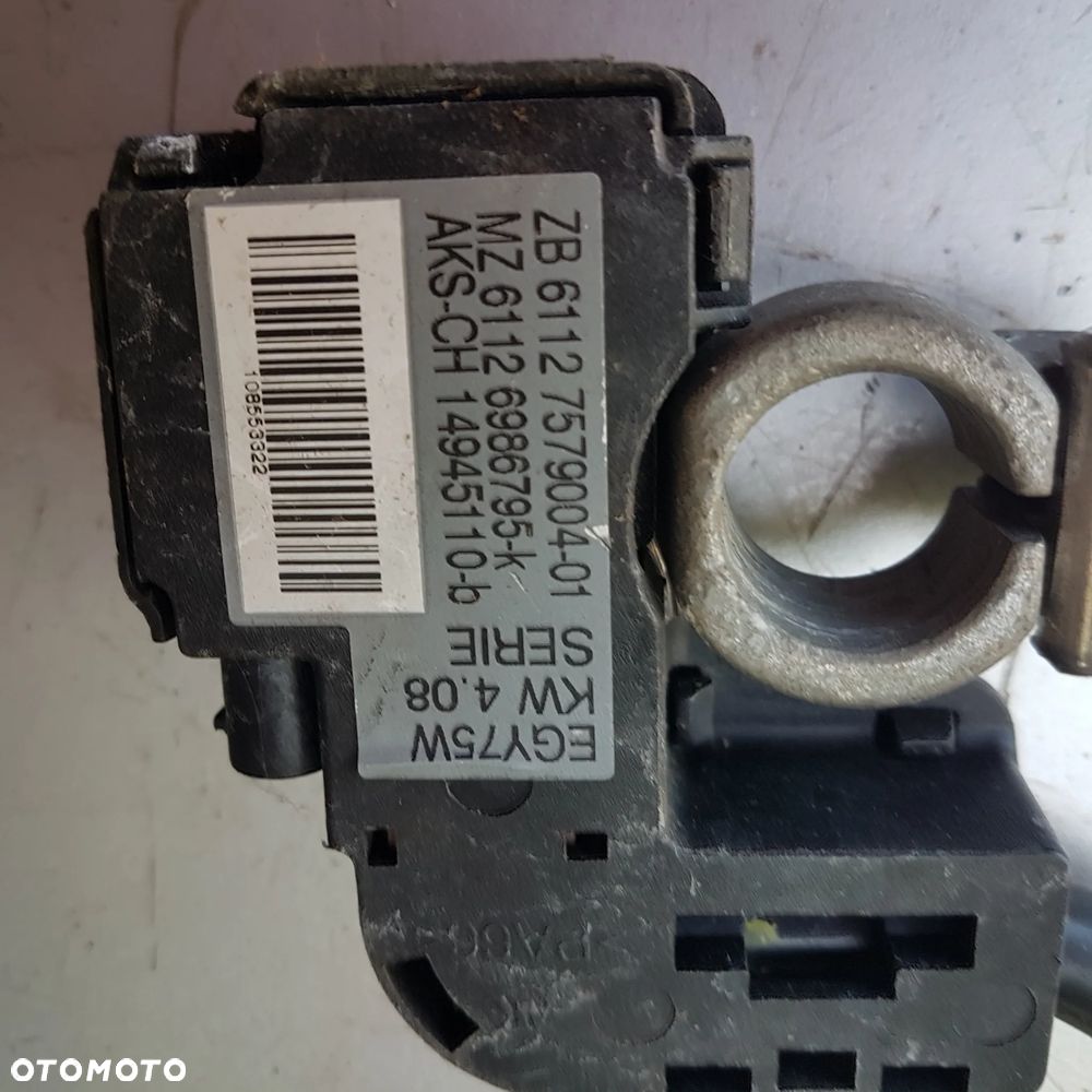 klema minusowa start stop mini cooper r56 r57 BMW E82 E88 E89 x4 x3 x5 x6 e61 E90 E91 E92 E93 e60 - 4