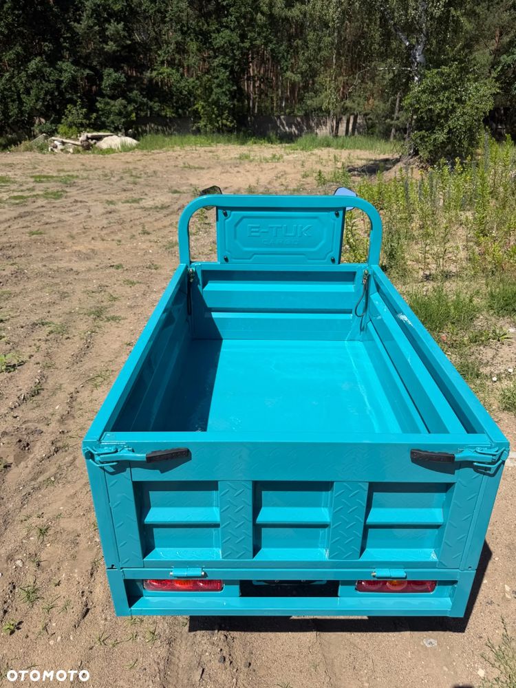 Elektryczny pojazd trójkołowy transportowy E-TUK Caset 0 Cargo TUK TUK kiper, wozidło - 3