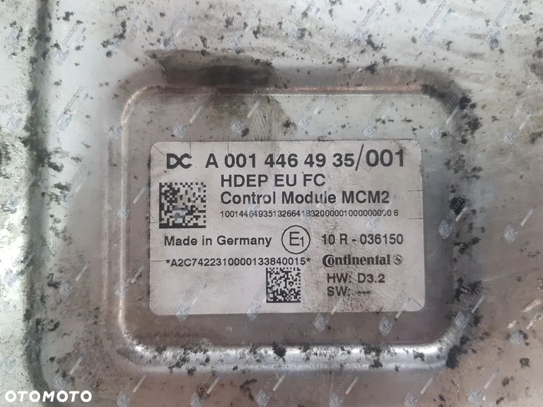 KOMPUTER SILNIKA MERCEDES ACTROS MP4 MCM2 A0014464935 OM470LA - 3