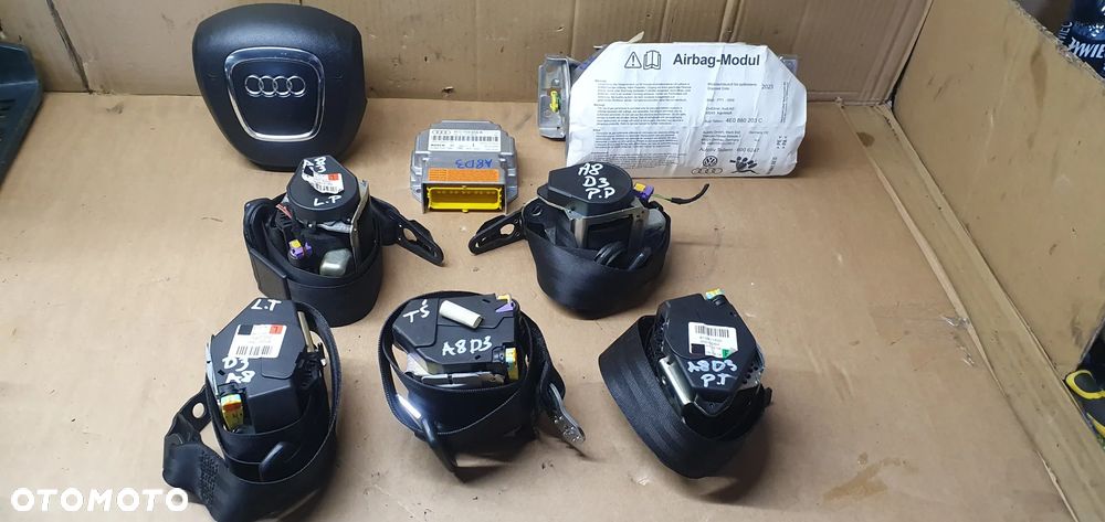 Poduszki pasy AIRBAG sensor zestaw naprawczy Audi A8 D3 Lift - 1