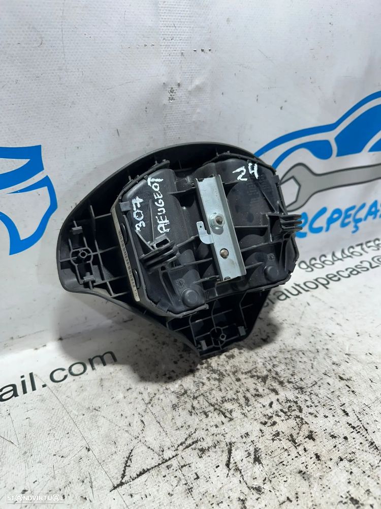 .Airbag Volante Guiador Original PSA Peugeot 307 96345028ZR 2001 - 2008 - 6