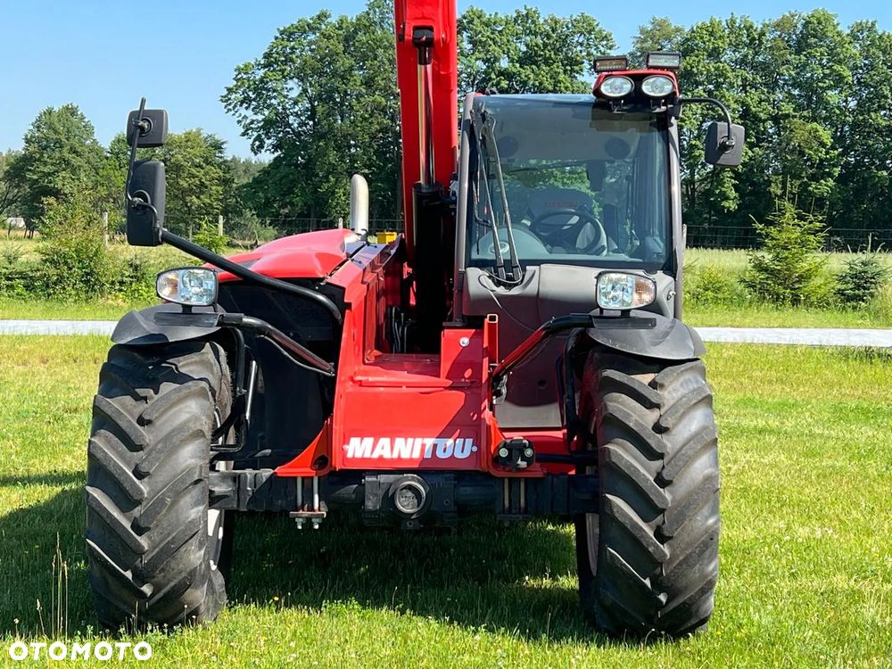Manitou Ładowarka Teleskopowa  MLT 840-137PS Klimatyzacja Łyżka Widły Merlo JCB 42.7 TF 737 130 541-70 Bobcat TL 38.70 zaczep hydrauliczny - 13