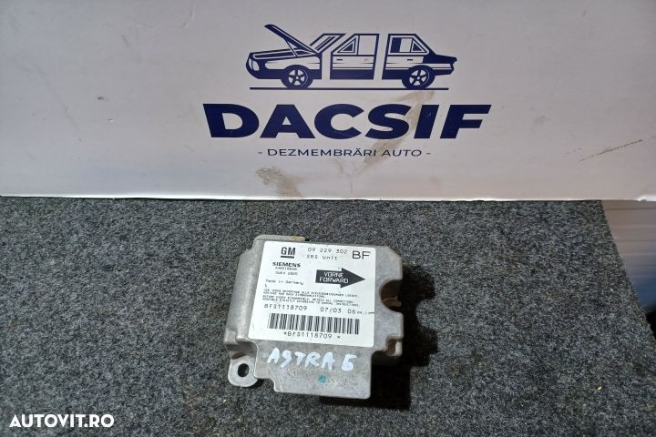 Calculator airbag 09229302 330518650 Opel Astra G [1998 - 2009] Sedan - 1