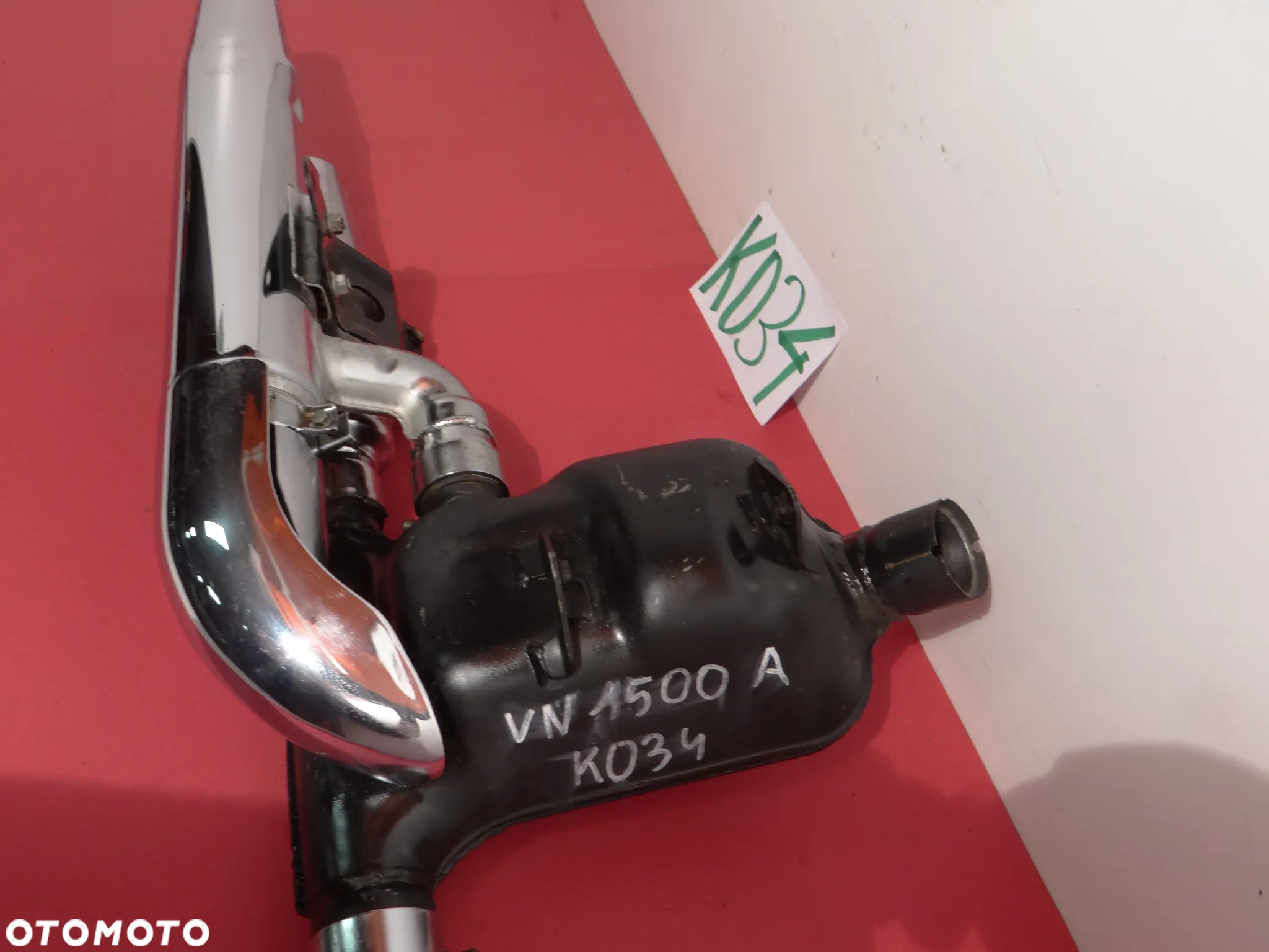 K034  Kawasaki VN 1500 A TŁUMIK WYDECH KOLEKTOR SANKEI2269 KAW1641500 - 3