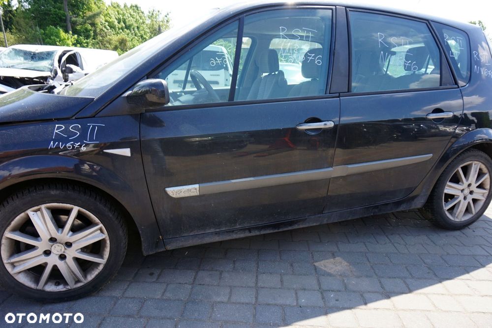 DRZWI PRZEDNIE LEWE SCENIC II PH1 NV676  CZARNY RENAULT 2004-2006 - 2