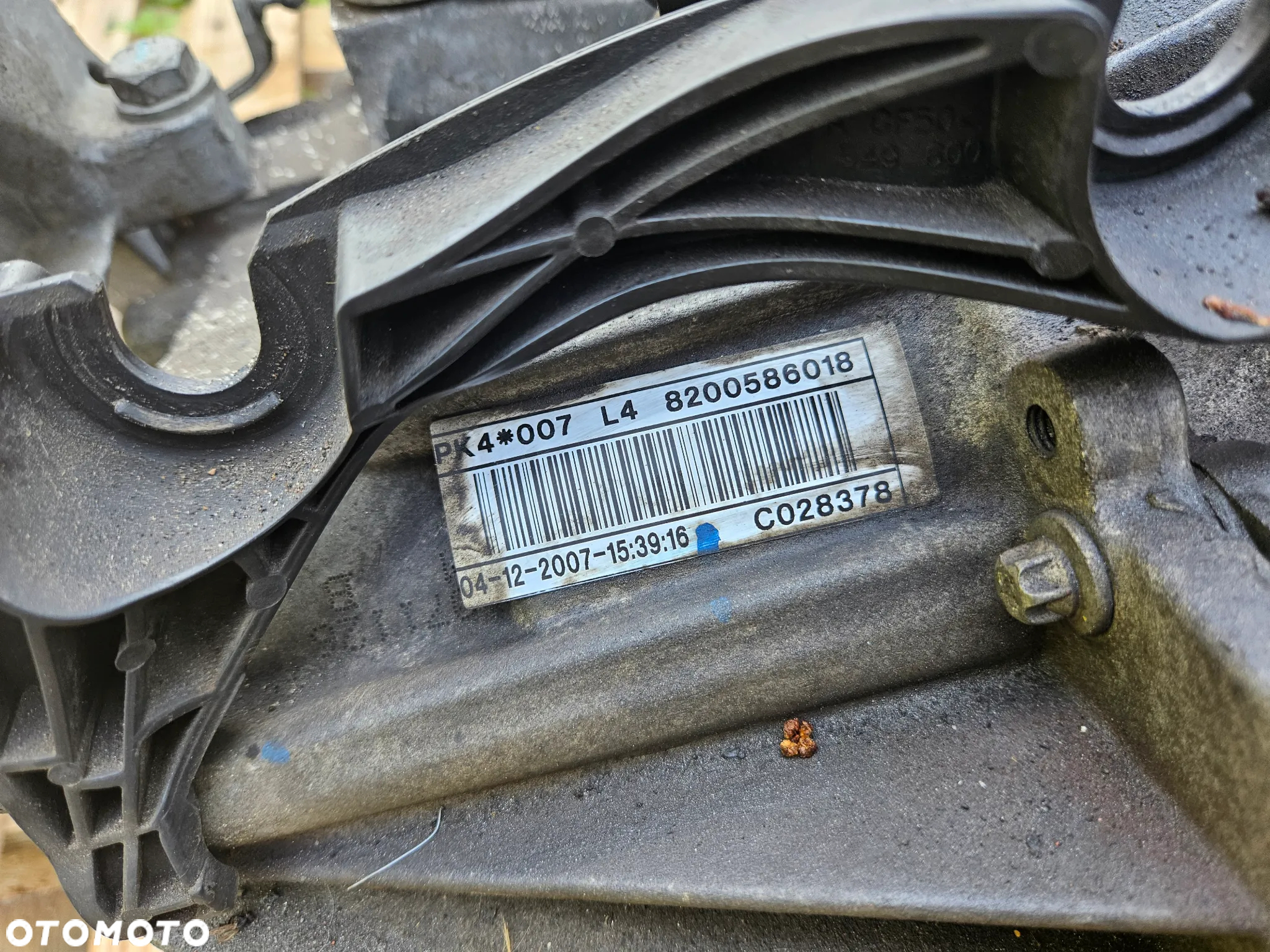 Skrzynia biegów PK4007 PK4 007 Renault Laguna 3 2.0 DCI - 4